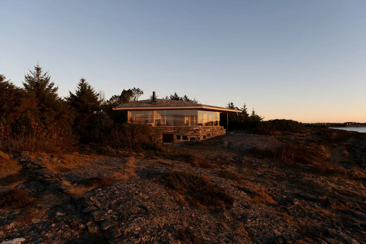 Cabin Sande Norveç Ahşap Mimari Helen Hard