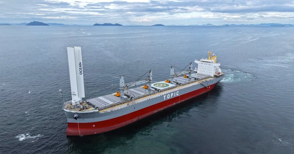 Yenilikçi Rüzgar ve Güneş Enerjisi Entegrasyonu: Ultramax Kargo Gemisinde Test Ediliyor