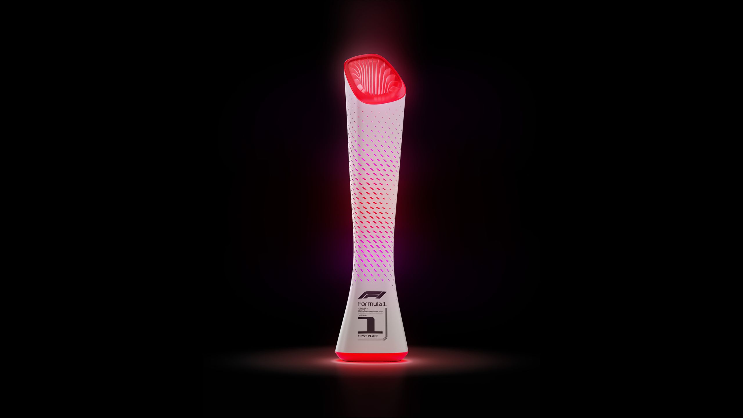 Details of the 2023 F1 trophies designed by Pininfarina
