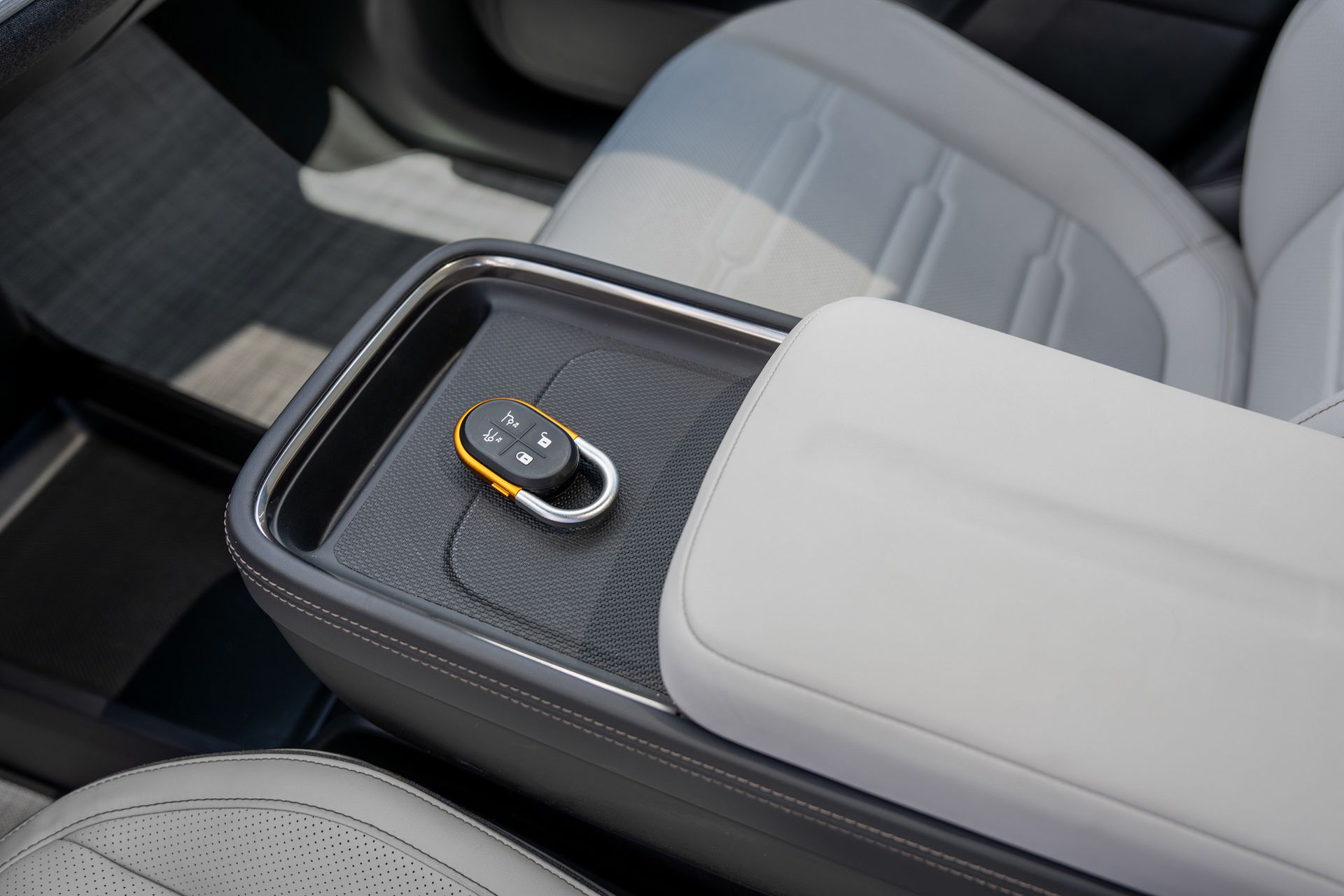 The Rivian R2 offers a rugged, well specified interior with plenty of storage