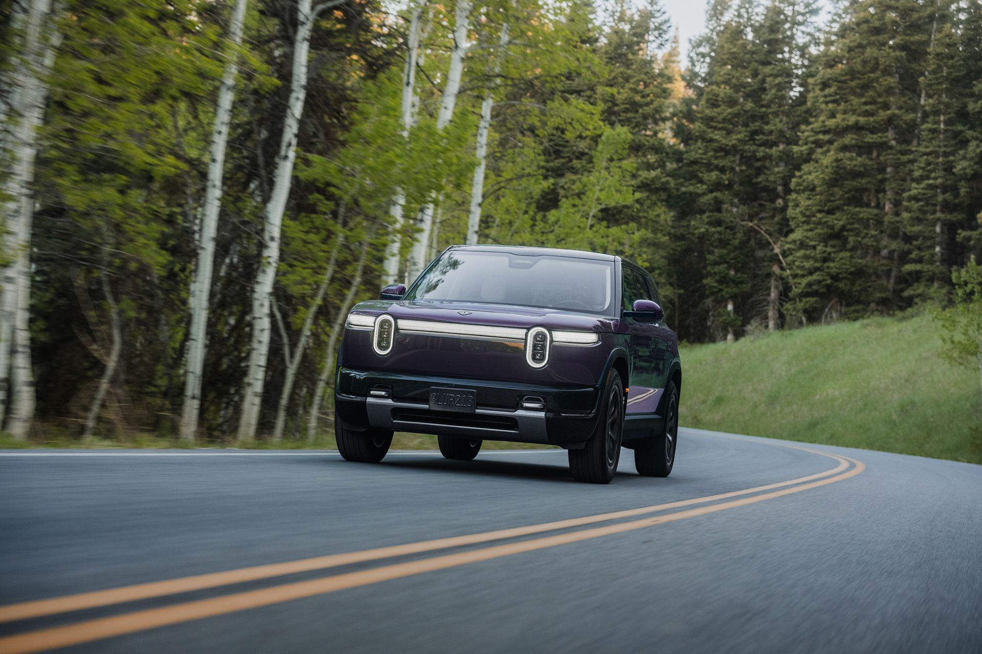 On the road in the Rivian R2