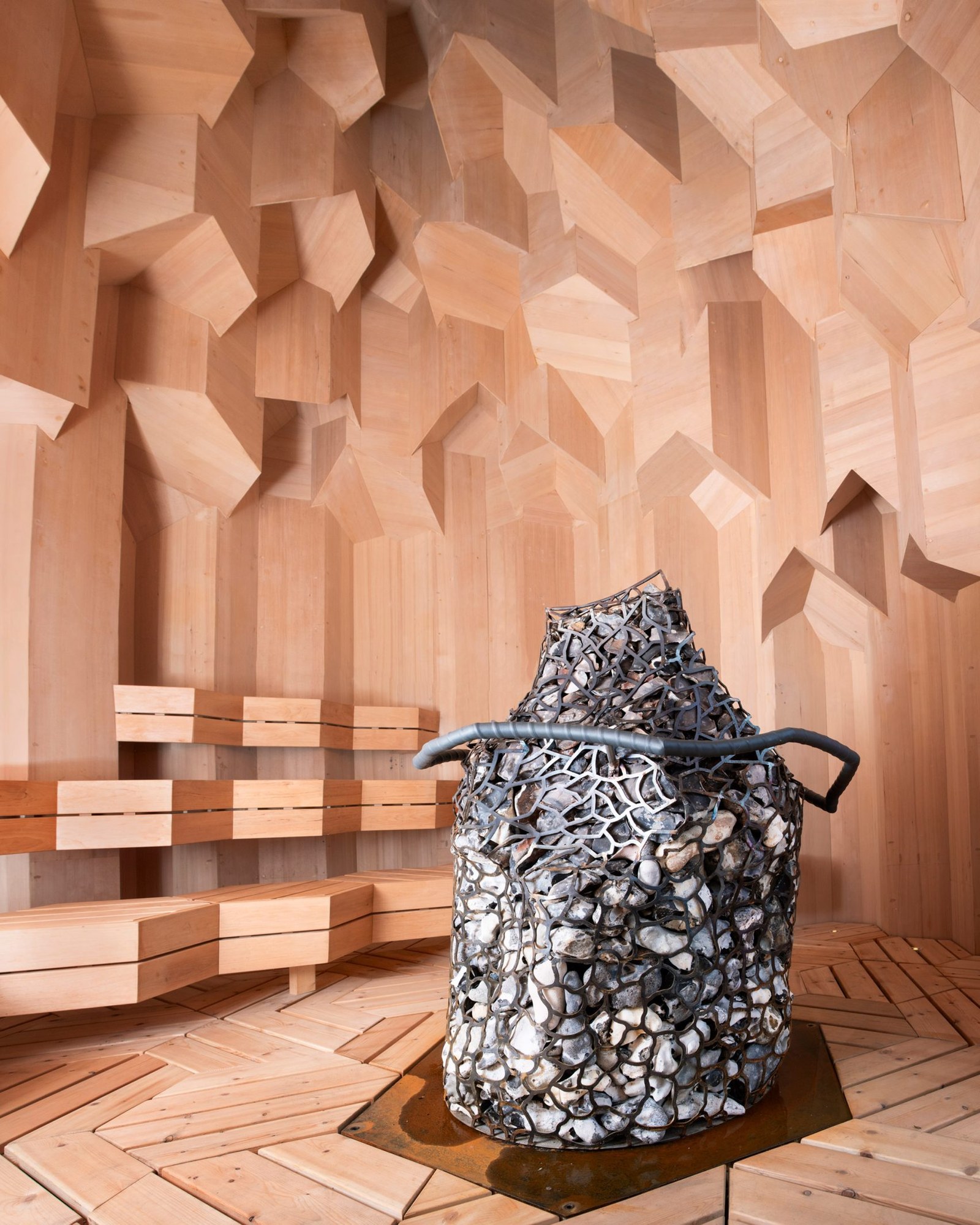 Crystal Sauna by Bigert & Bergstrom sauna heater