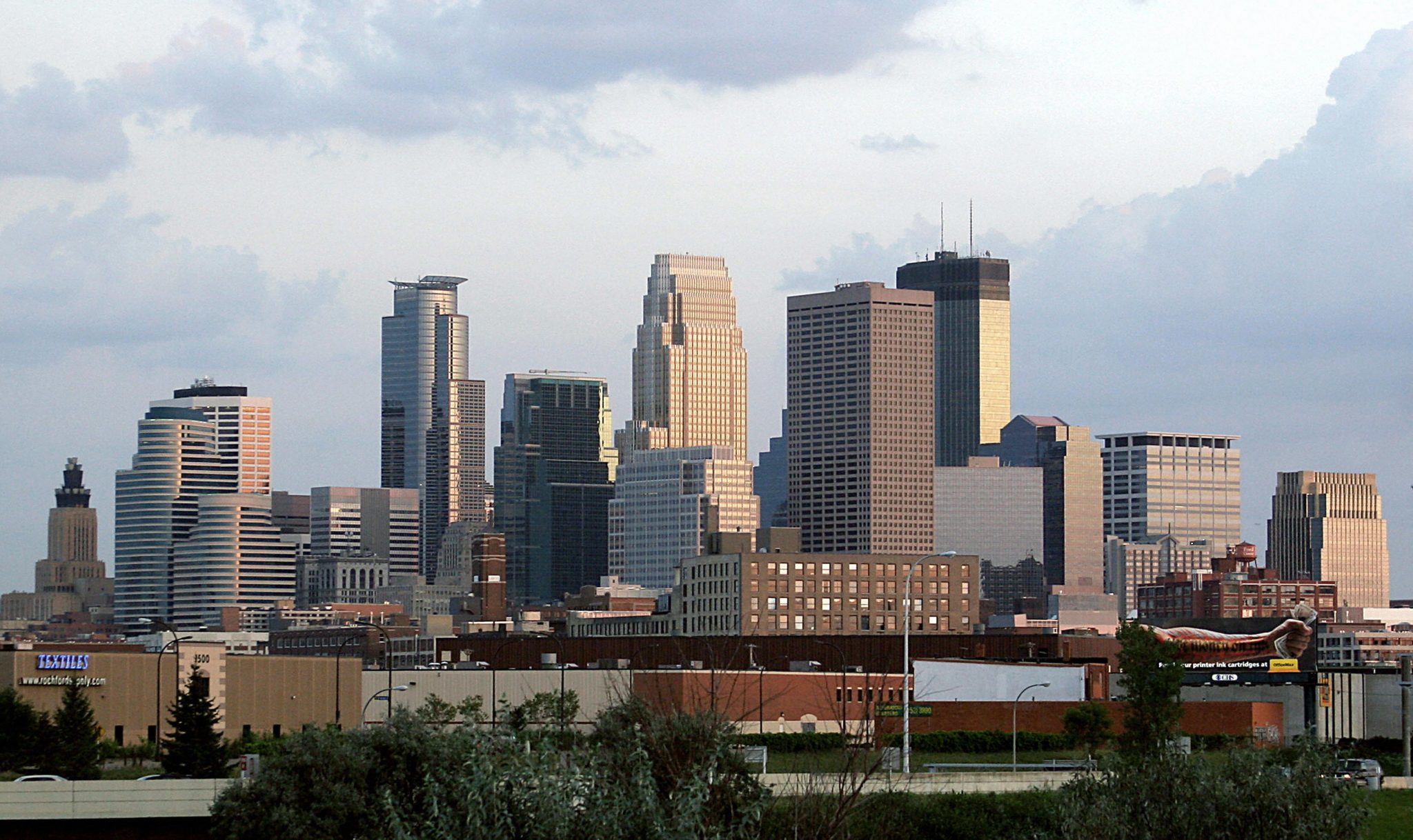A many-buildinged skyline