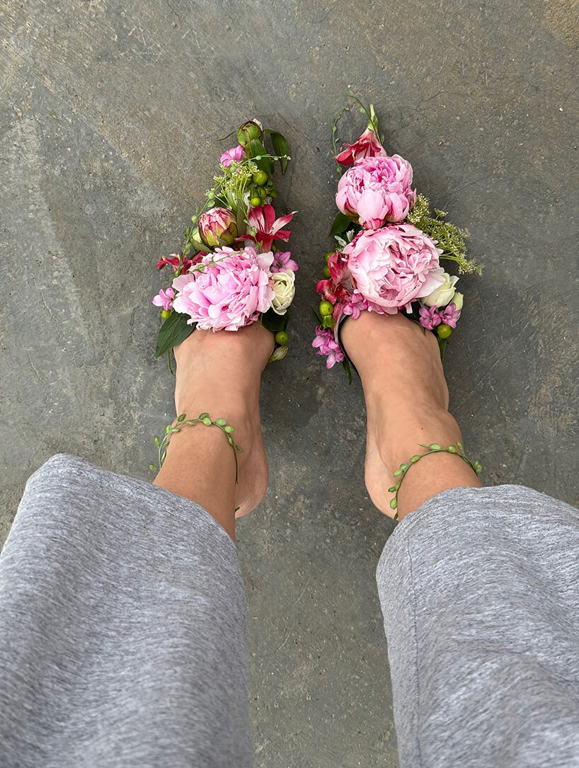 katerina shukshina's shoes bloom straight from the garden - 11