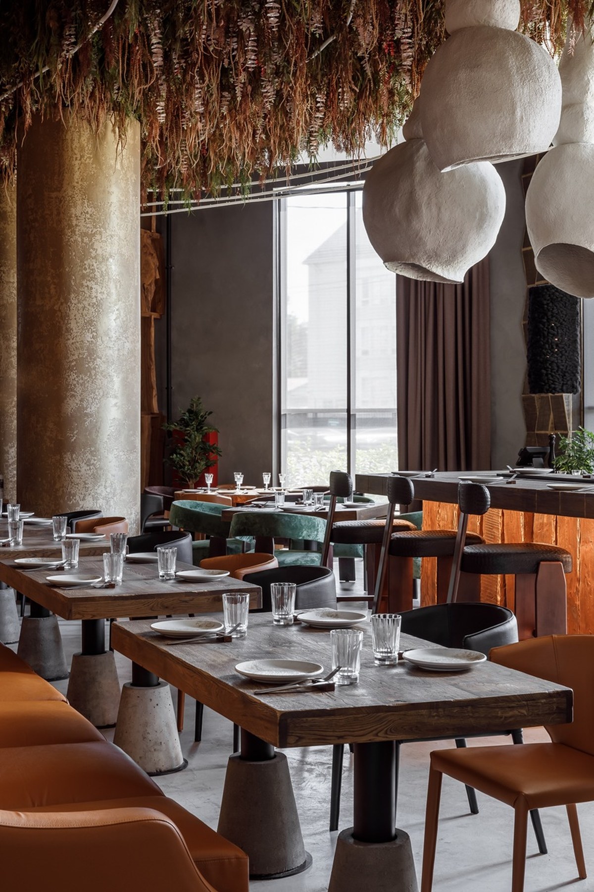 mamuli translates georgian culture and traditions into layered restaurant interior - 4