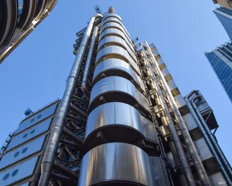 The Lloyd's building in the City of London.