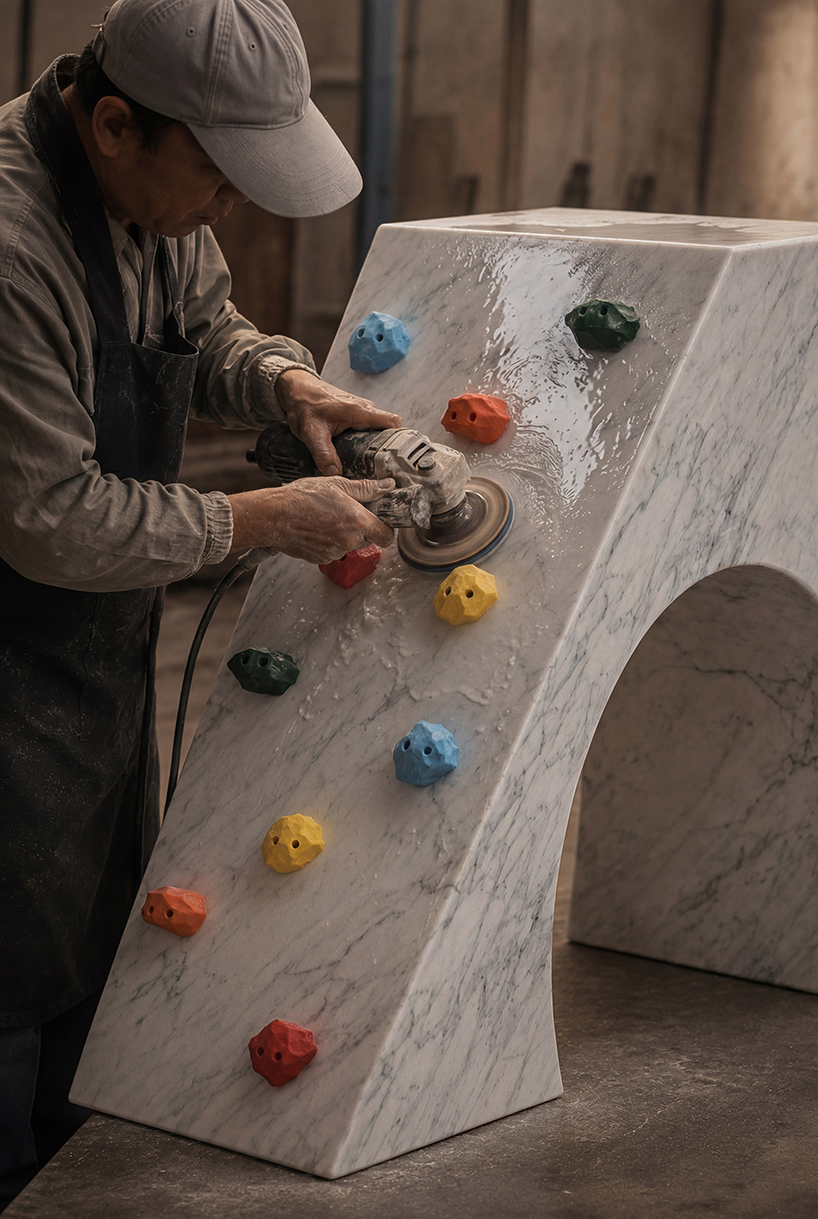 studio lievito unveils marmifere monolithic micro architectural pieces for spaces of modern life 4