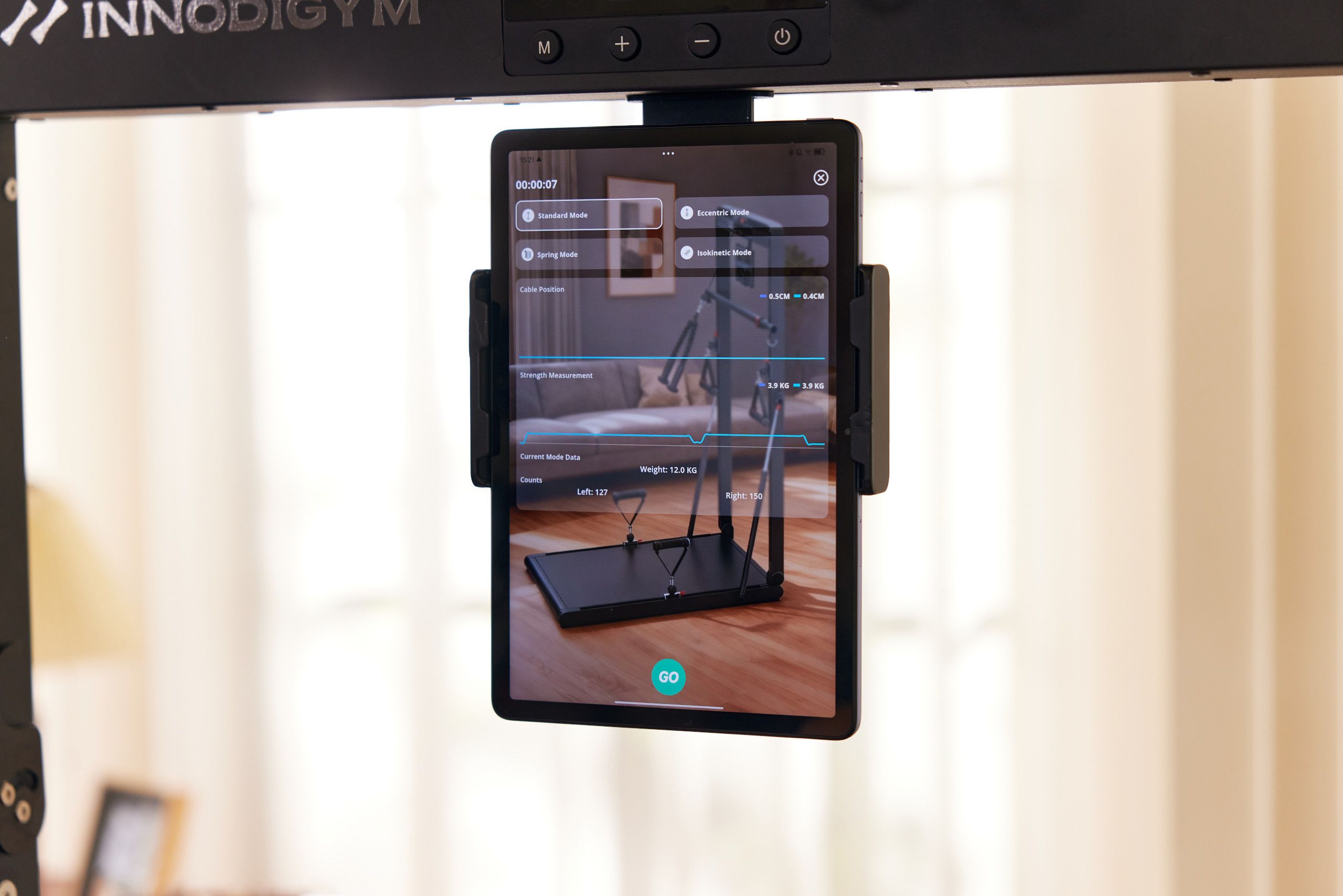 The X1 Pro features a large touchscreen