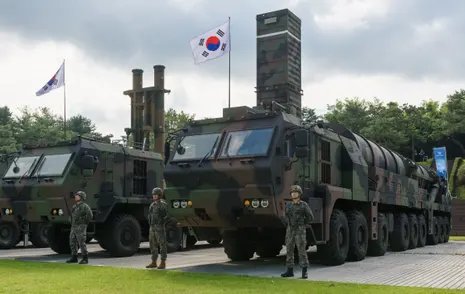 South Korea's military displays its ballistic missiles in September 2025. Donald Trump ordered the Pentagon to scale back joint exercises with South Korea because North Korea had been ‘unthreatening’.