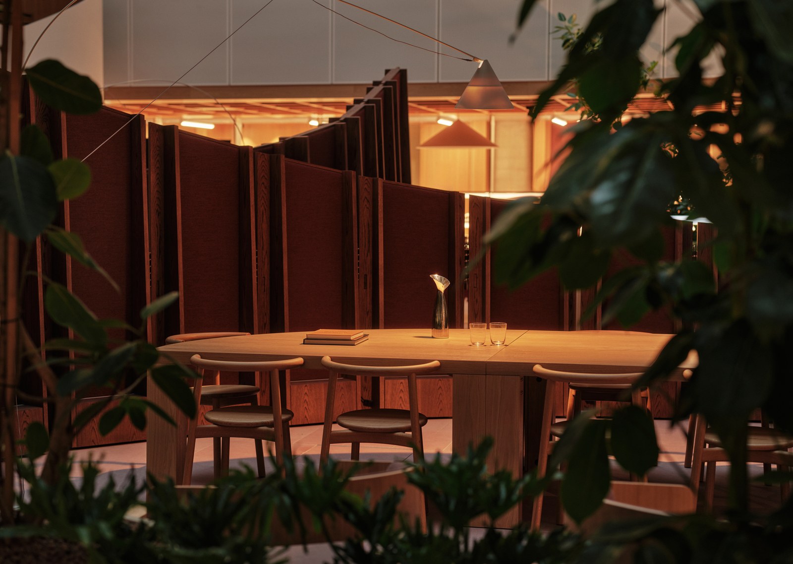 interior of Piercy&Co's One Triton Square, brown tones, timber materiality