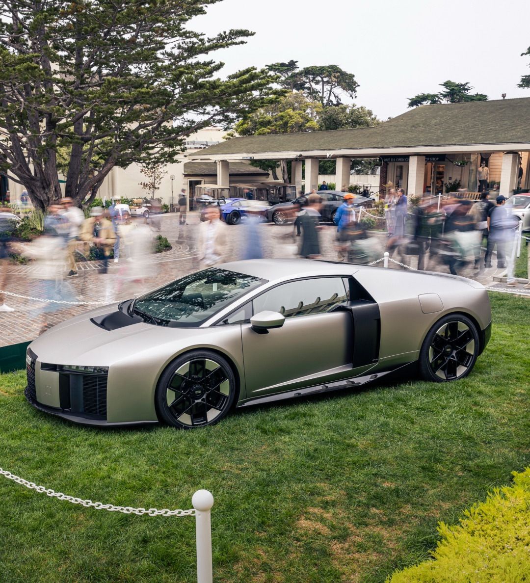 Audi Nuvolari on the Concept Lawn at Pebble Beach Golf Club