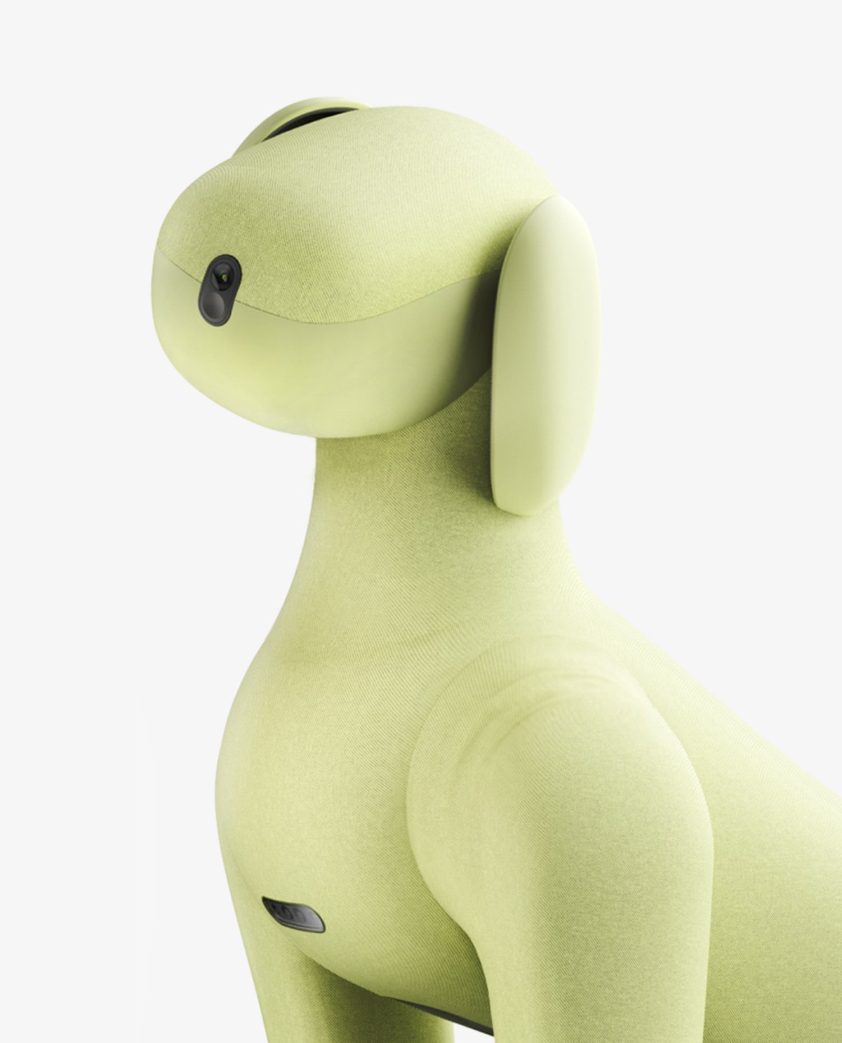 lassie robot dog pairs quadrupedal mobility with a soft removable knitted suit - 6