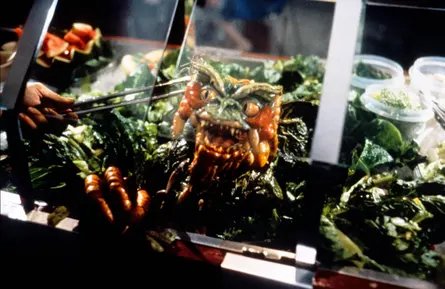 A gremlin looking horrifying in Gremlins 2: The New Batch