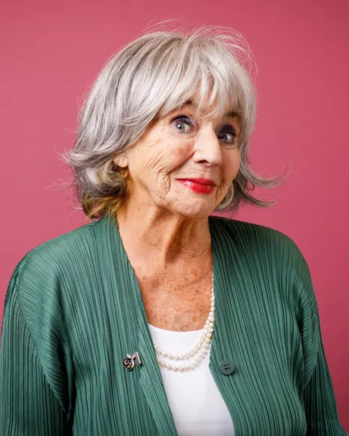 Sue Johnston photographed in central London for the Guardian.