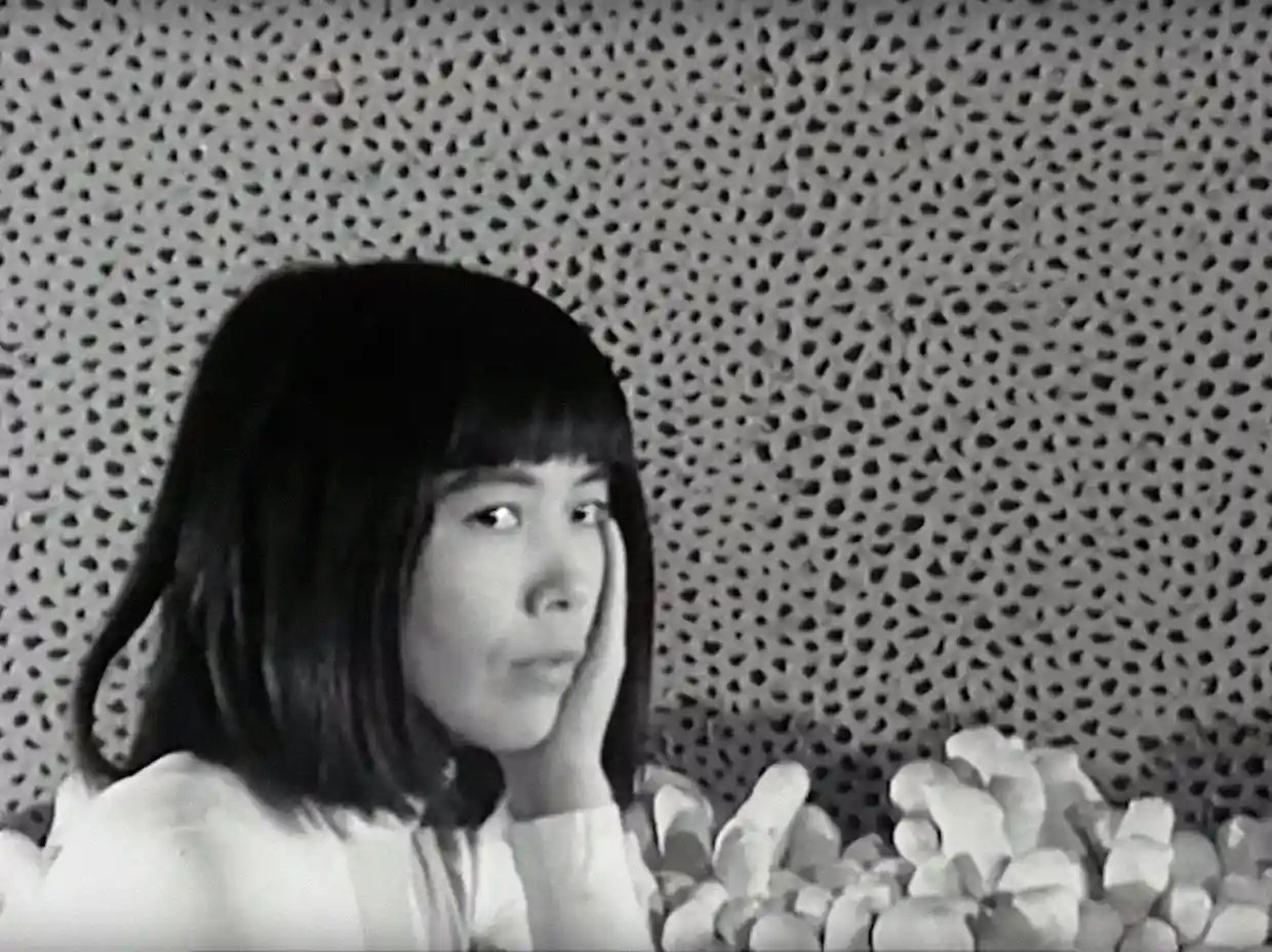 An enduring influence … Yayoi Kusama as a young woman.