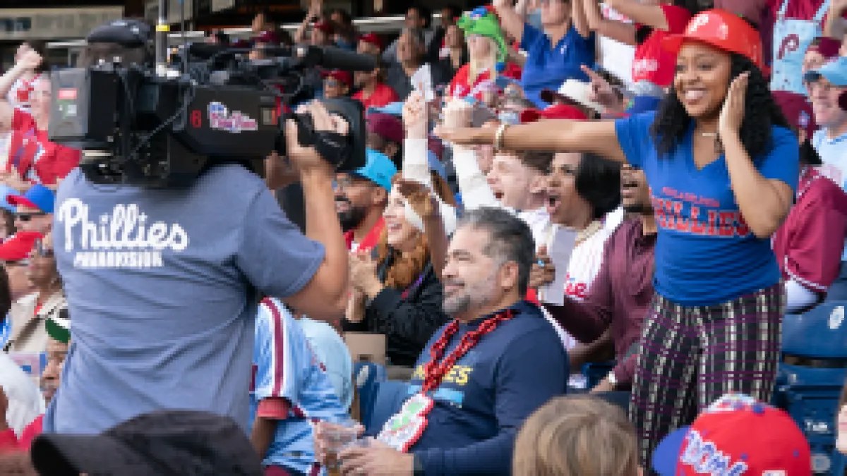 ABBOTT ELEMENTARY - “Ballgame” - The Abbott crew heads to the ballpark for Teachers’ Appreciation Night at the Philadelphia Phillies game. WEDNESDAY, OCT. 15 (8:30-9:02 p.m. EDT) on ABC. (Disney/Gilles Mingasson)
MATTHEW LAW, LISA ANN WALTER, ALAN AYMIE, CHRIS PERFETTI, SHERYL LEE RALPH, QUINTA BRUNSON