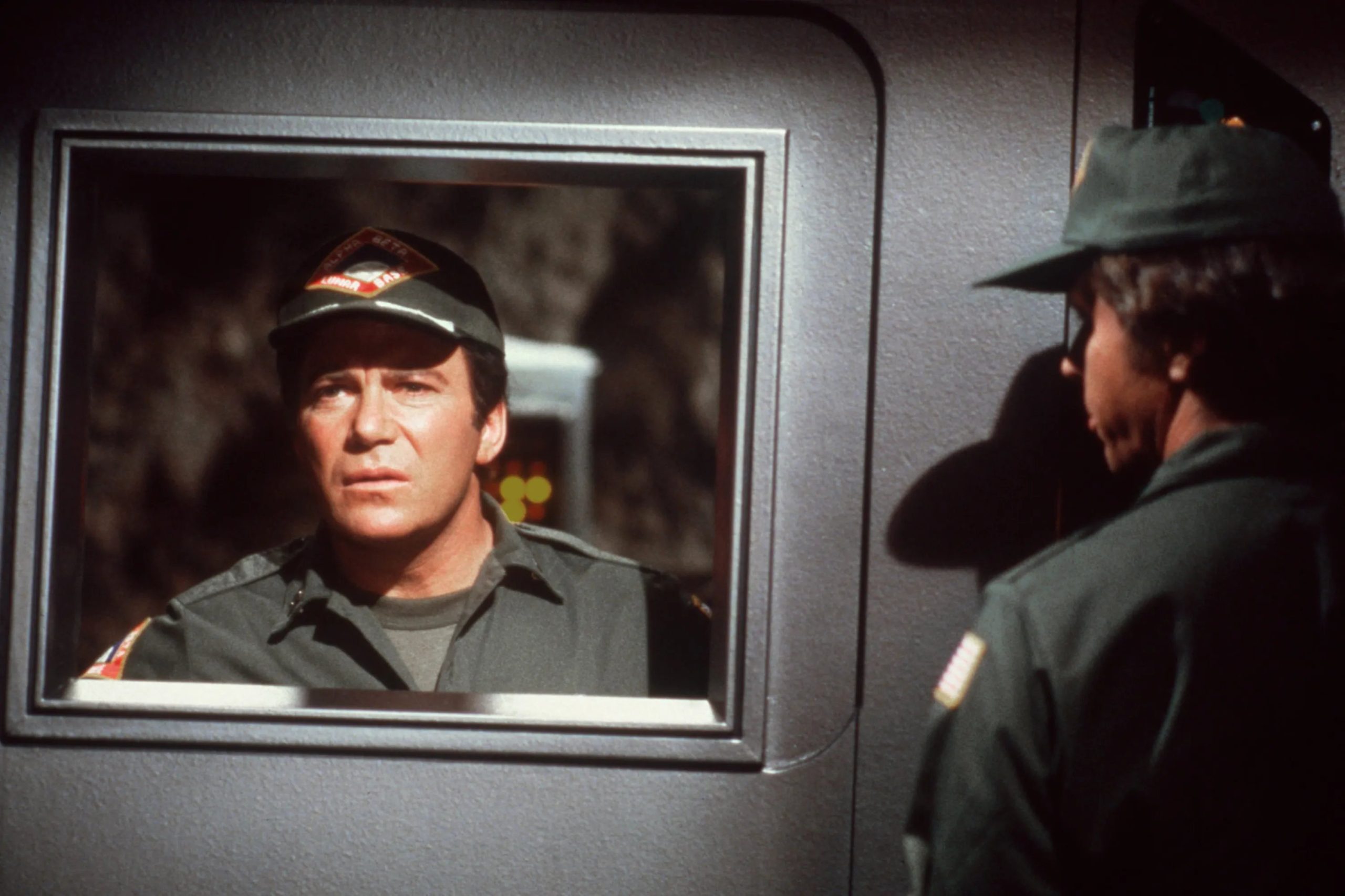 AIRPLANE II: THE SEQUEL, William Shatner (left), 1982. © Paramount Pictures / Courtesy Everett Collection