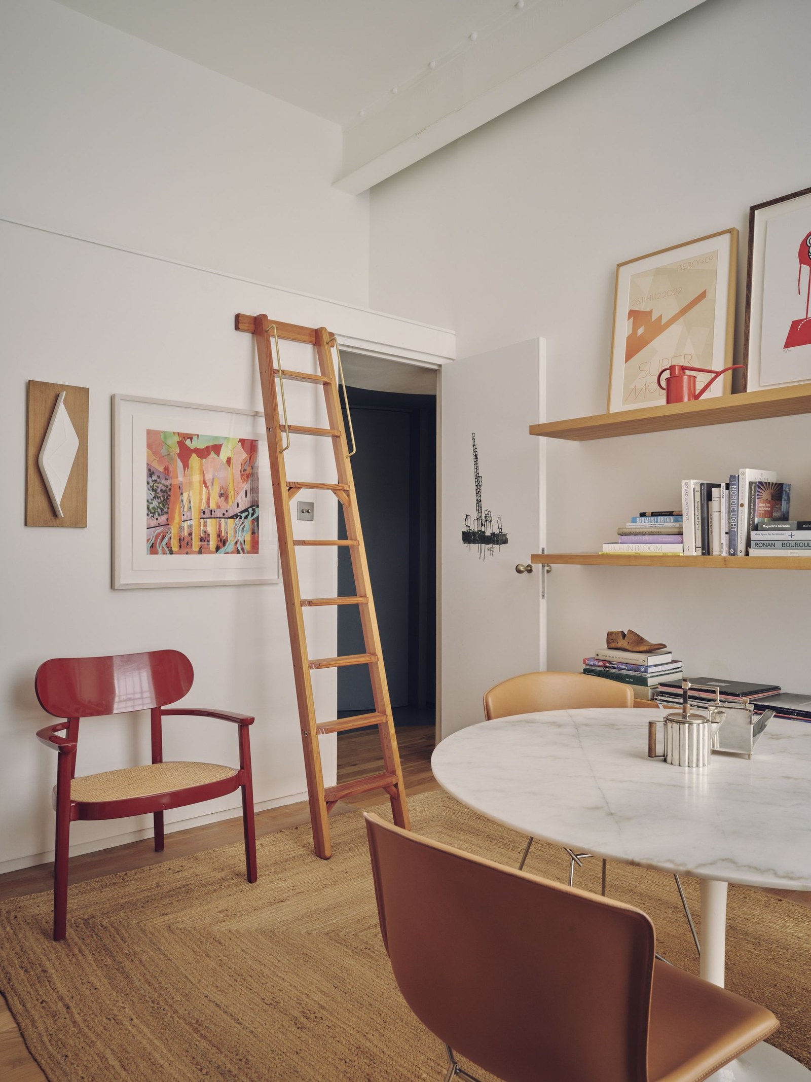 a london apartment by Piercy&amp;amp;Co, titled Apartment 21, with wooden interior and highly crafted details and organic feel