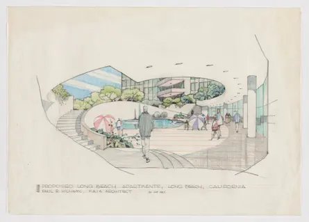 Sketch of building