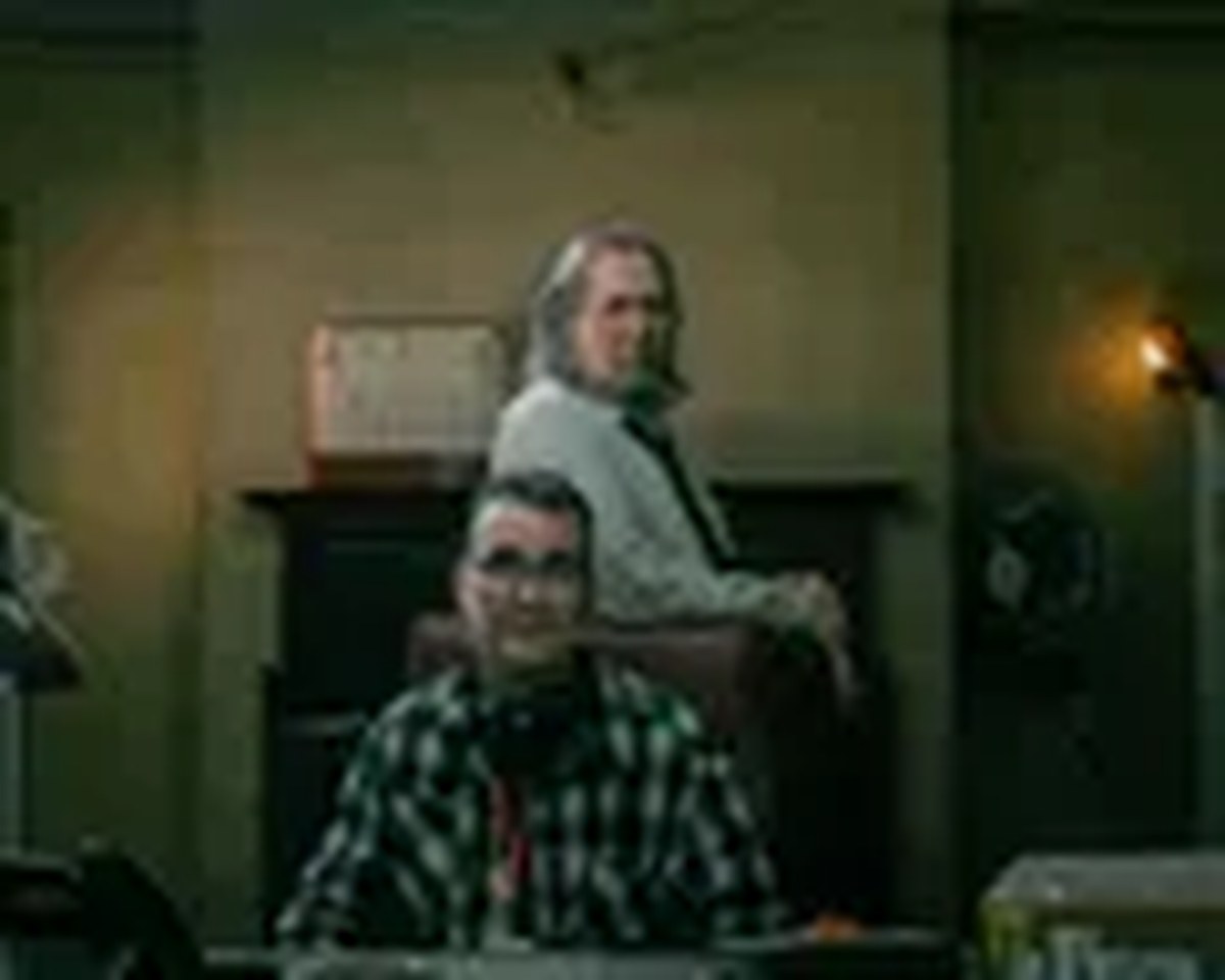 Mick Herron and Gary Oldman
