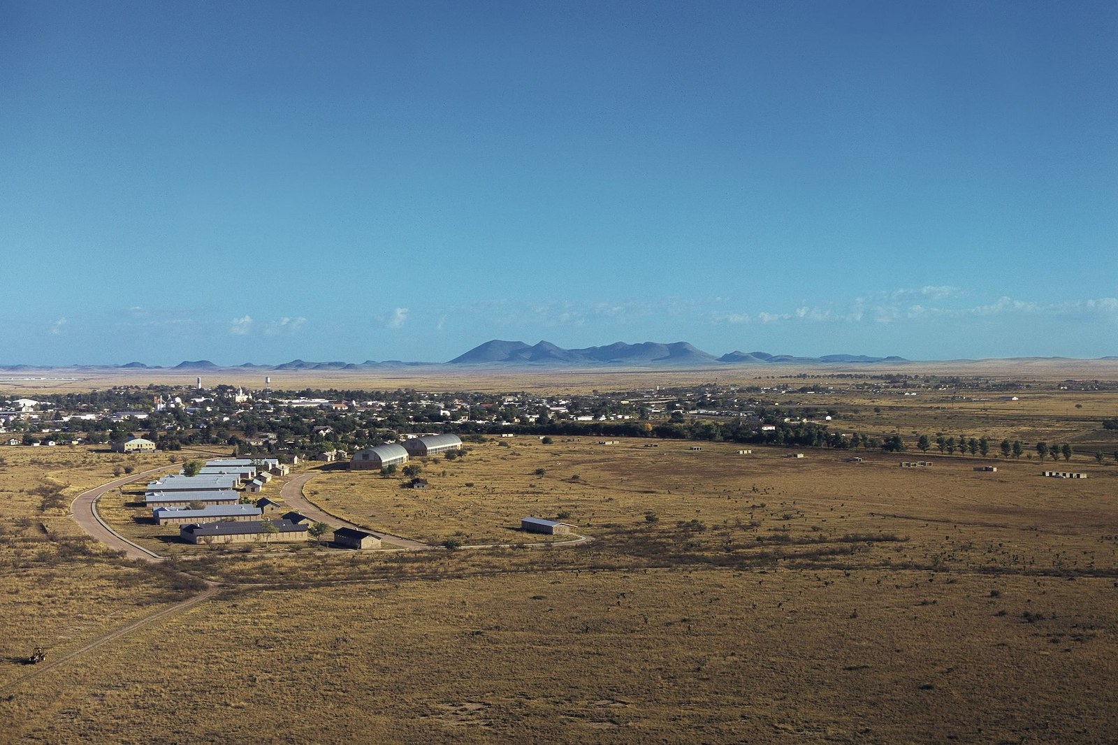 Donald Judd artillery sheds marfa