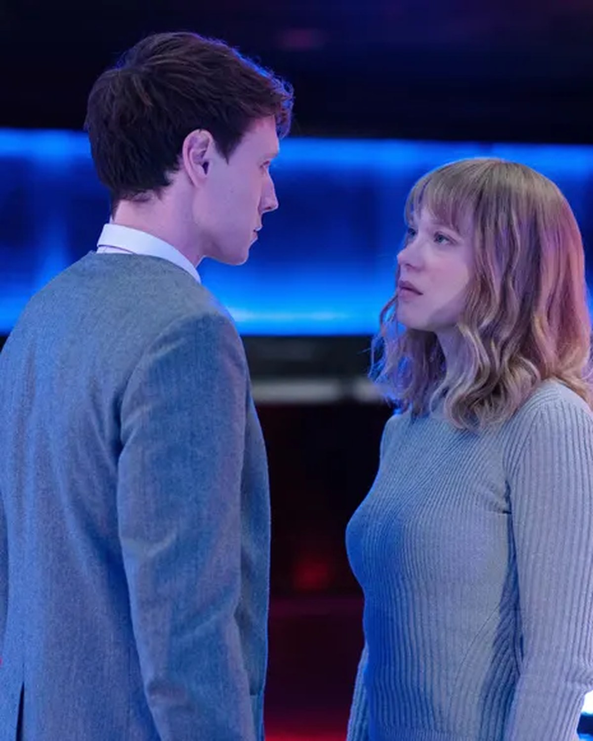 George MacKay and Léa Seydoux in The Beast.
