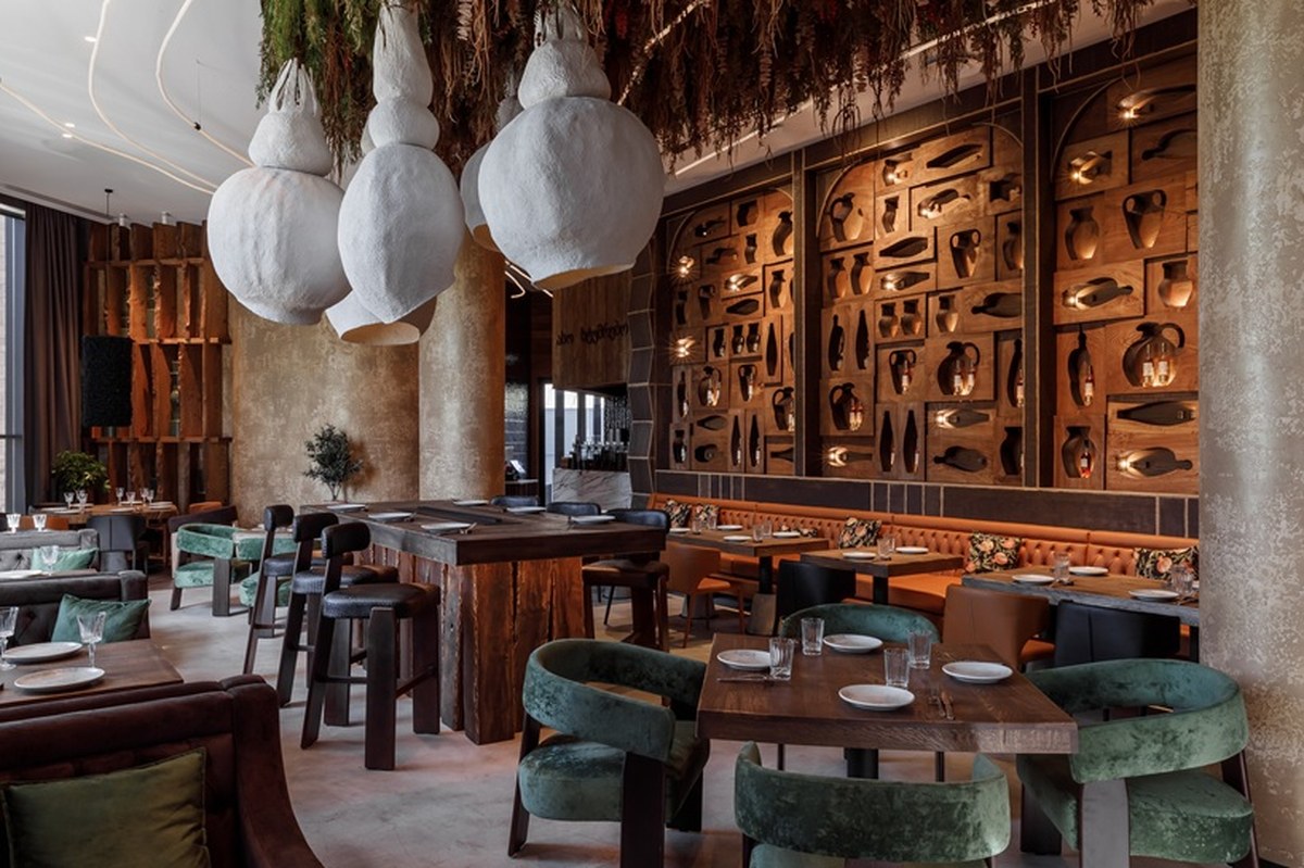 mamuli translates georgian culture and traditions into layered restaurant interior - 1