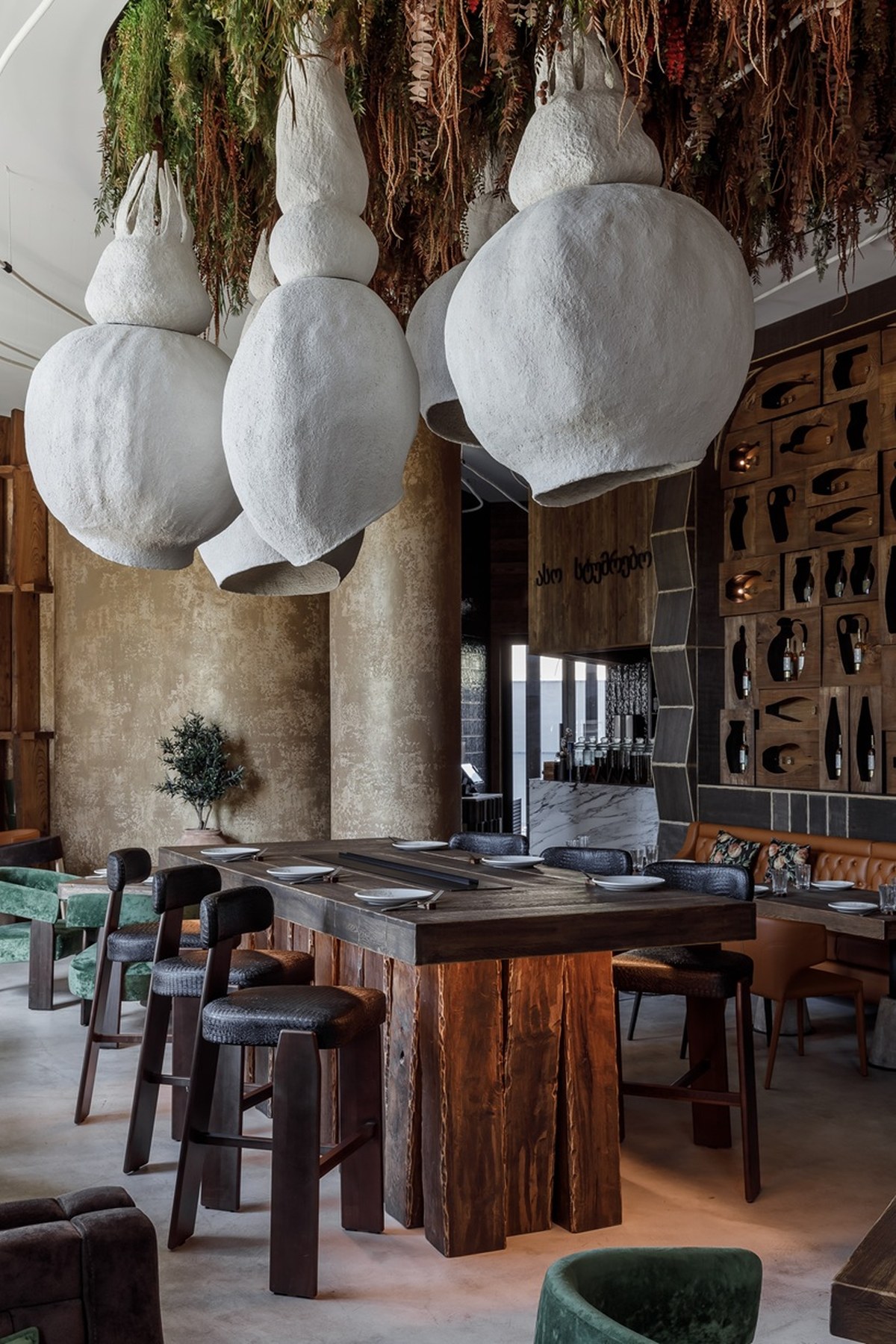 mamuli translates georgian culture and traditions into layered restaurant interior - 3