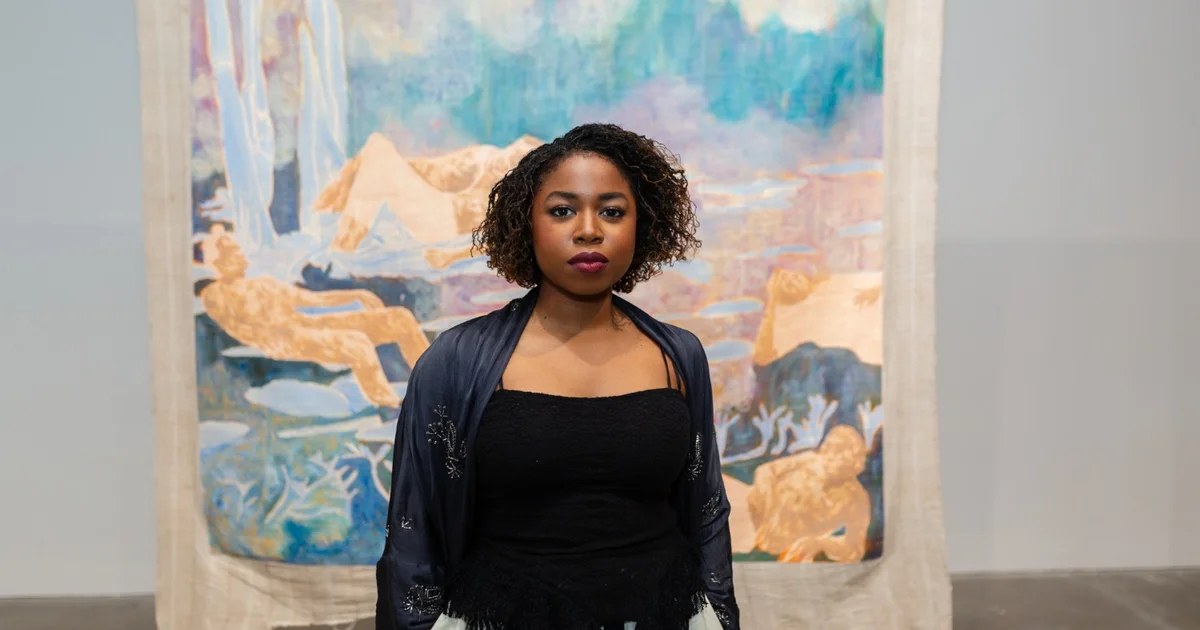 Rising Painter Nengi Omuku Dreams of Utopia Through Painting