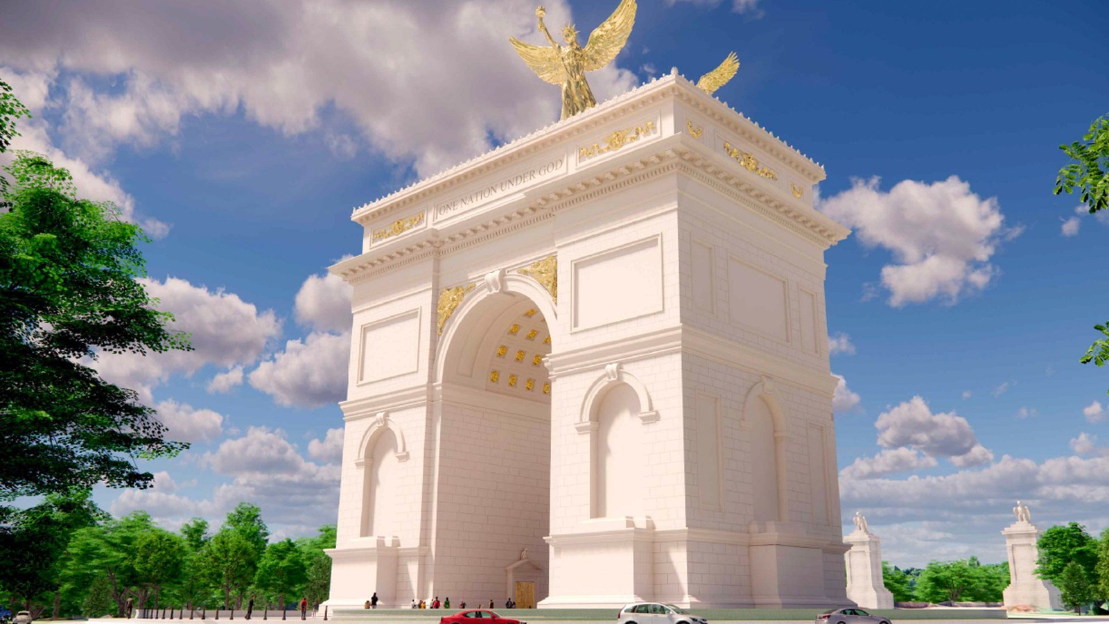 Construction of 'Arc de Trump' set to begin in next two weeks