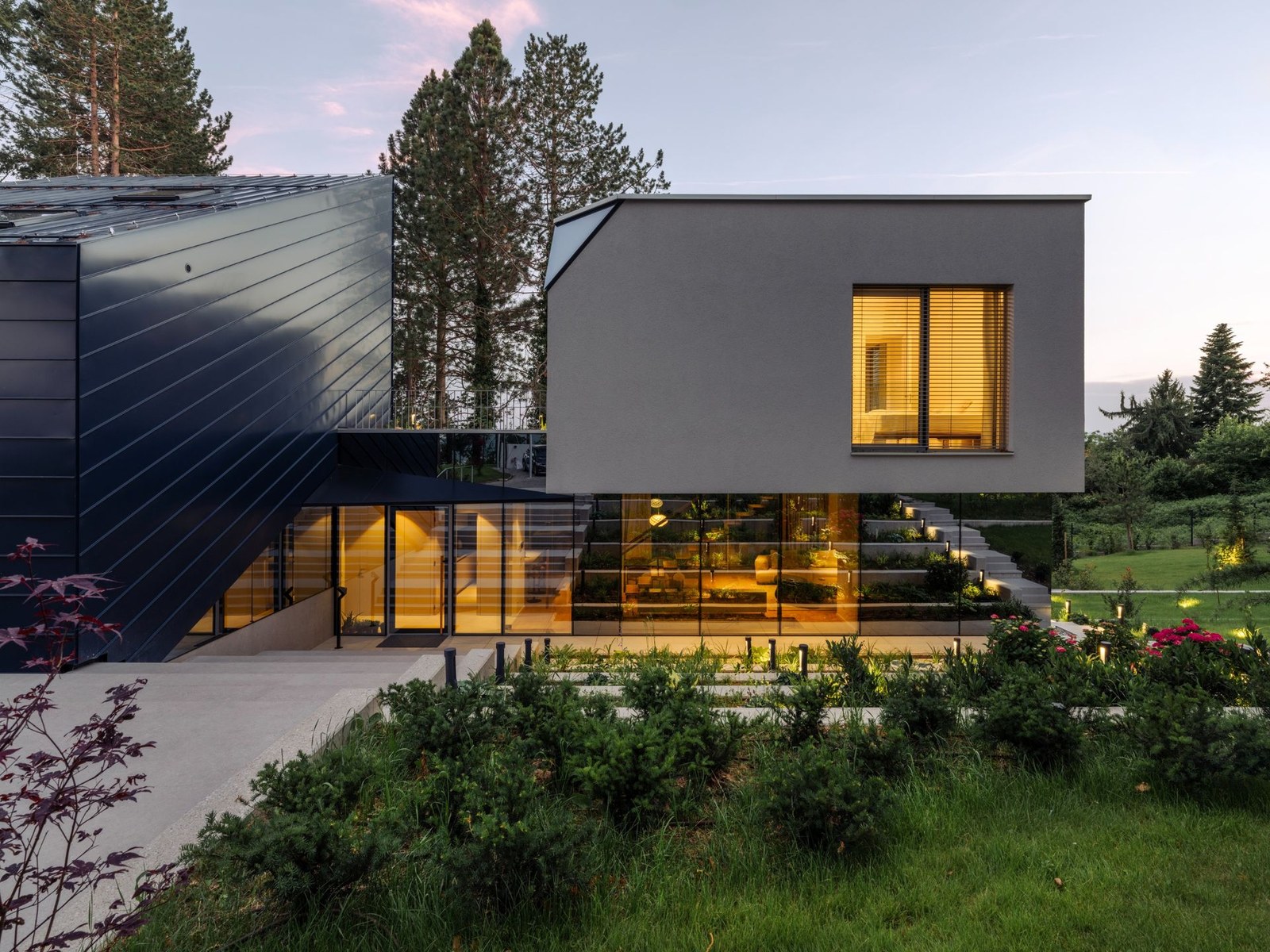 Views of the Curious House in Zagreb