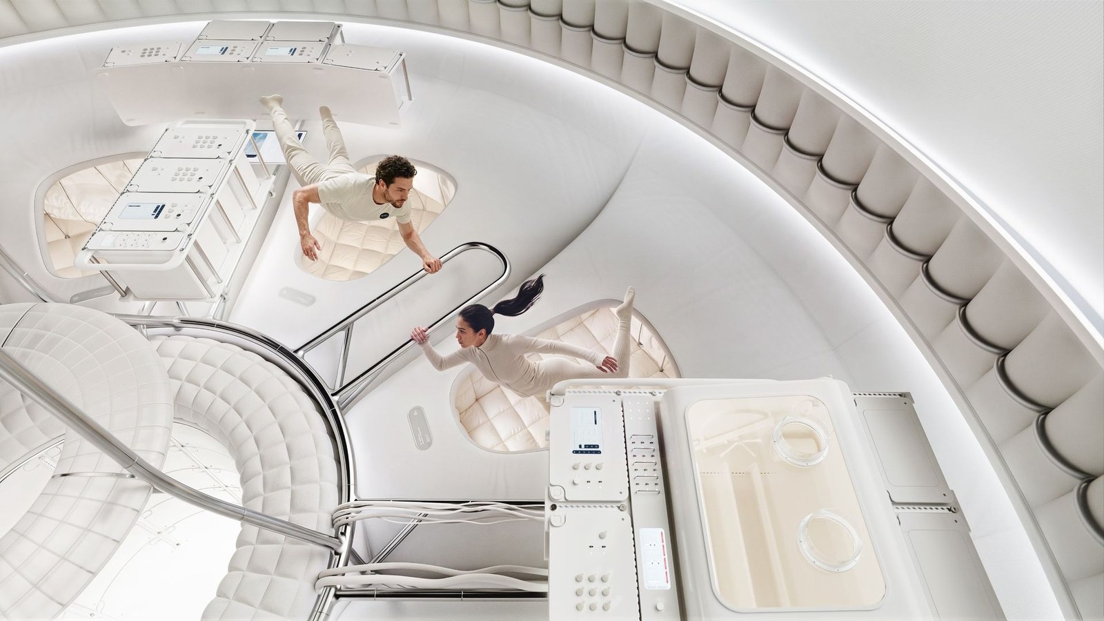 A render of the space station in use