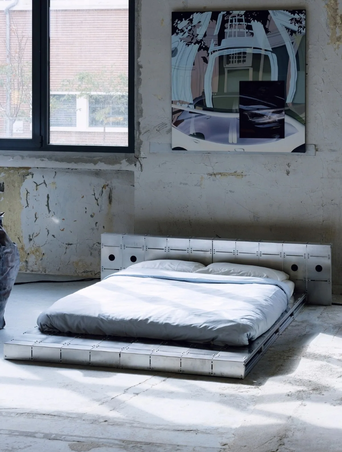 rik frans jansens architectural bed dressed by brut studios at paris design week 6