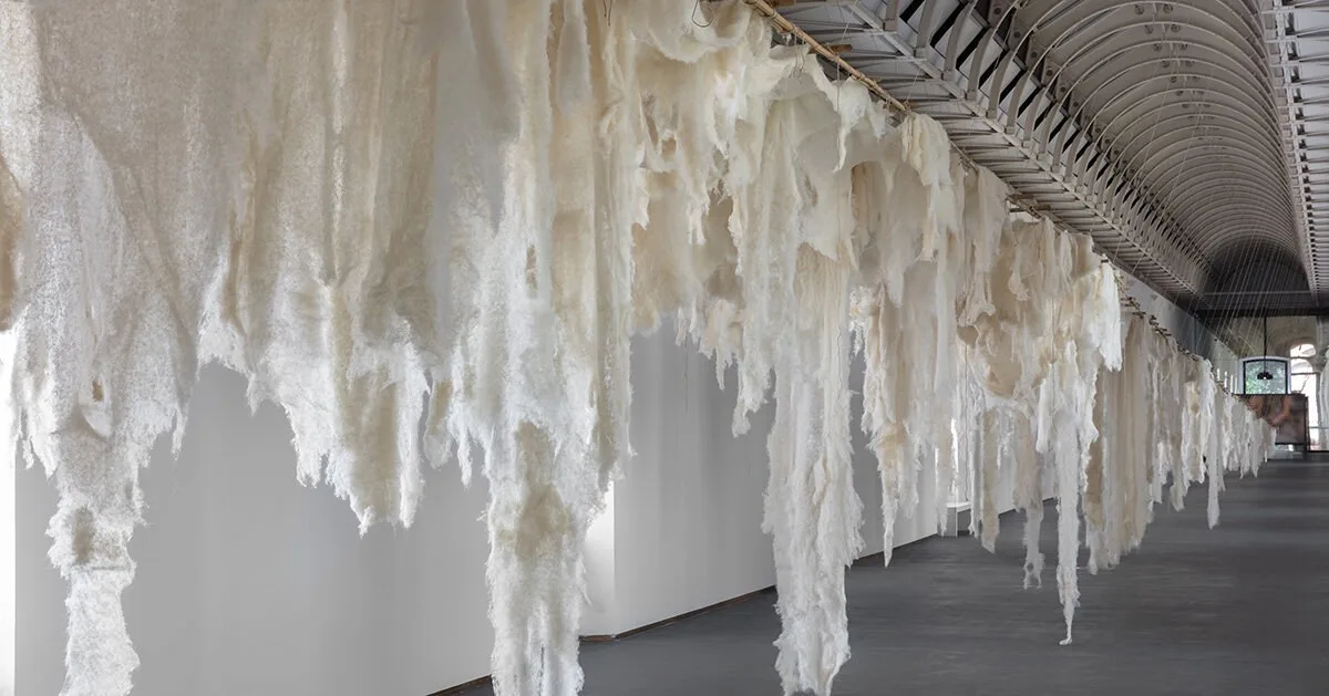 cecilia vicuña weaves a monumental quipu for a disappearing world