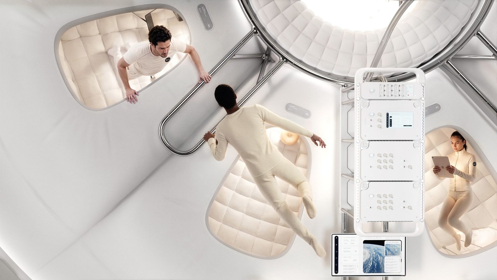 The crew quarters
