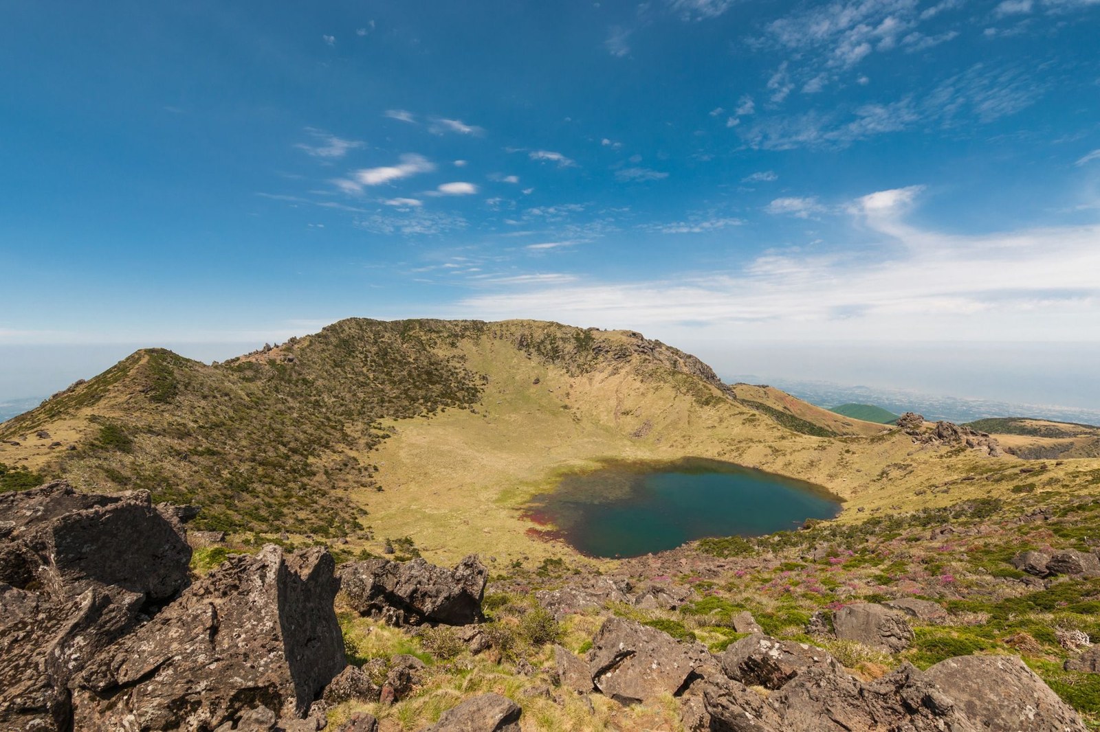 on the Gwaneumsa hiking trail to Hallasan on Jeju Island