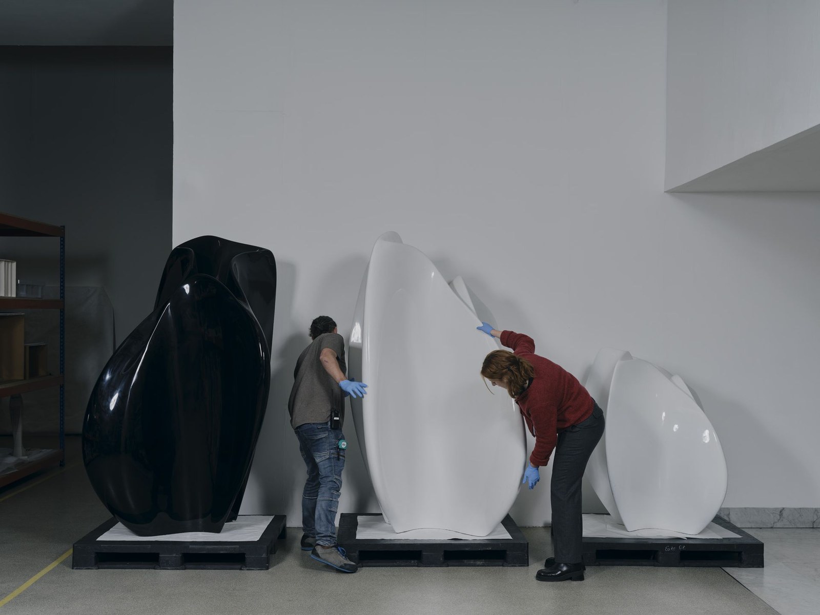 objects at the Zaha Hadid Foundation and archive in London, shot as still life