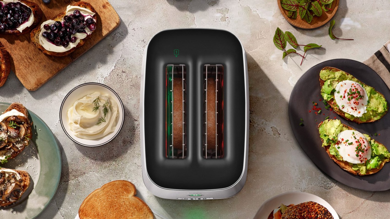 Colour sensing toaster 