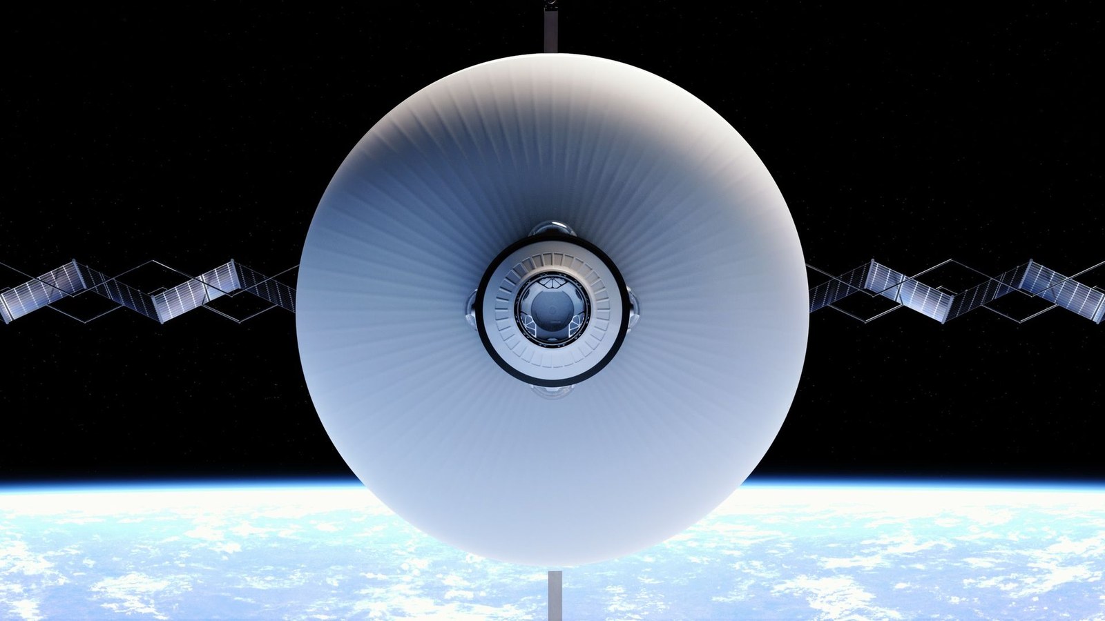 The exterior of OMI's Thunderbird space station for Max Space