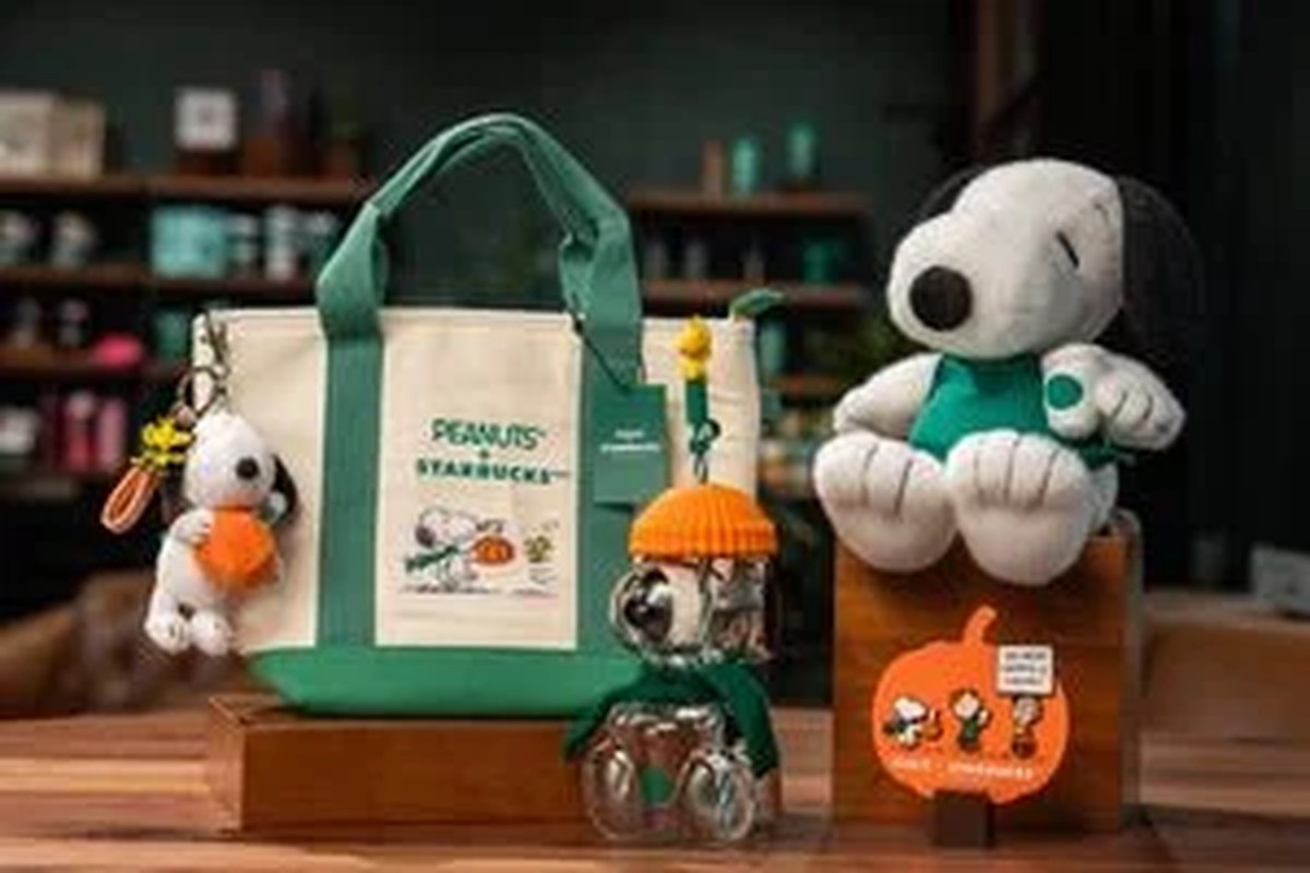 Starbucks is launching a Peanuts merch collection for the Great Pumpkin's 60th anniversary