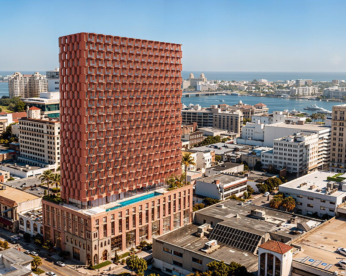 every apartment gets an atlantic view in carlo ratti’s zig-zag west palm beach tower