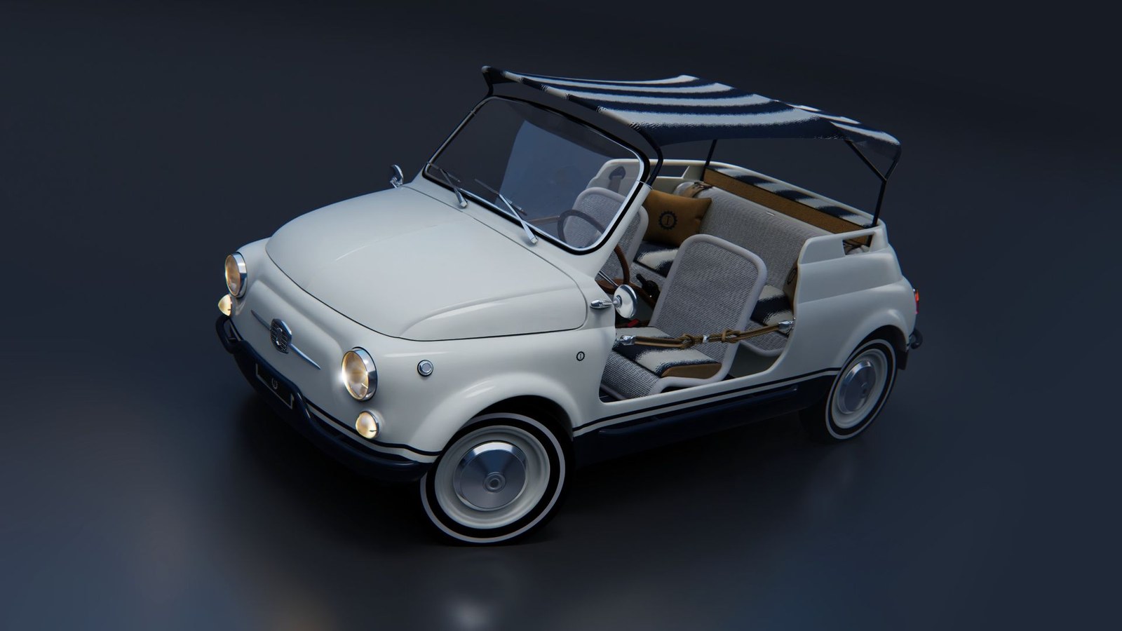 Fiat 500 Spiaggina by Garage Italia x Hot Lab