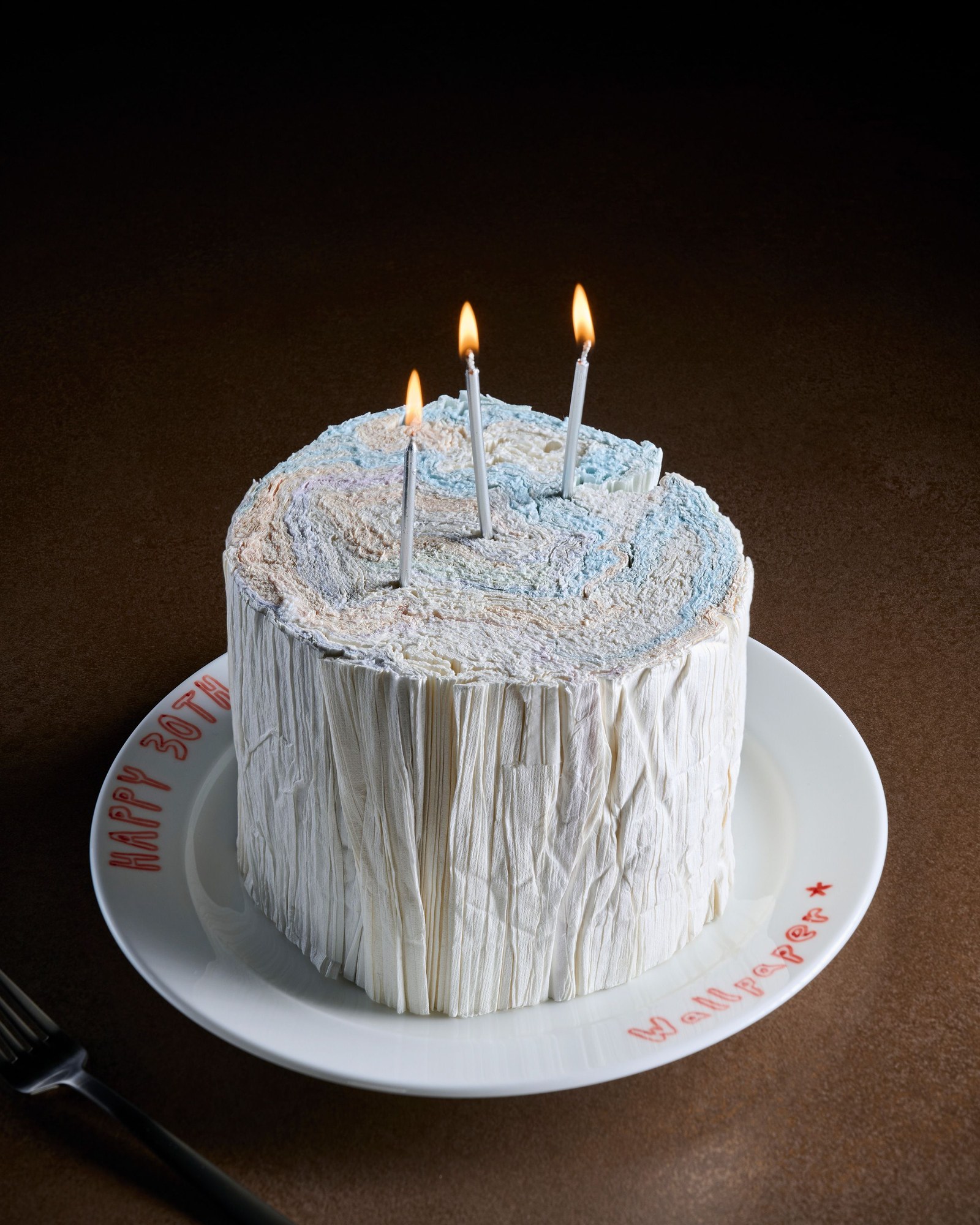 Issey Miyake 'bakes' Wallpaper* a 30th birthday cake