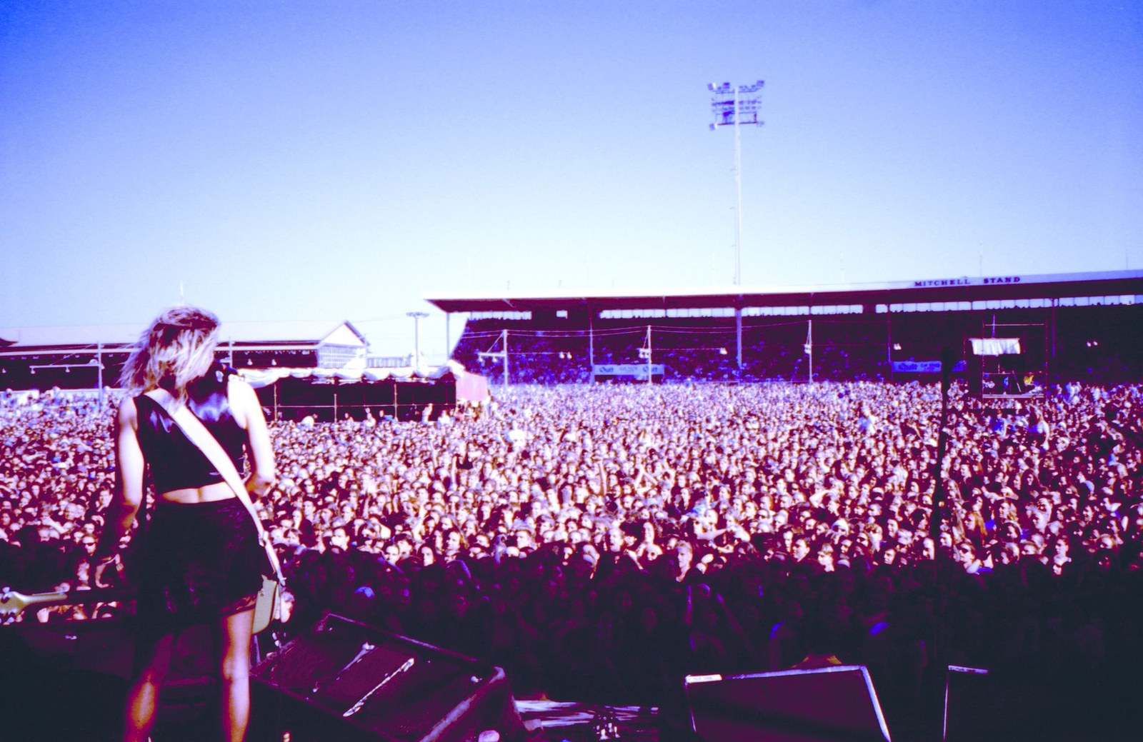 Courtney Love on Stage, Lollapalooza, summer 1995