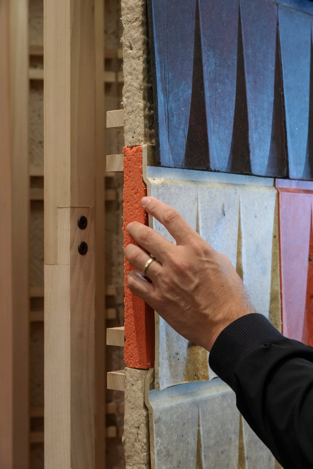 Cladding by Grinham Research Group at Oslo Architecture Triennale