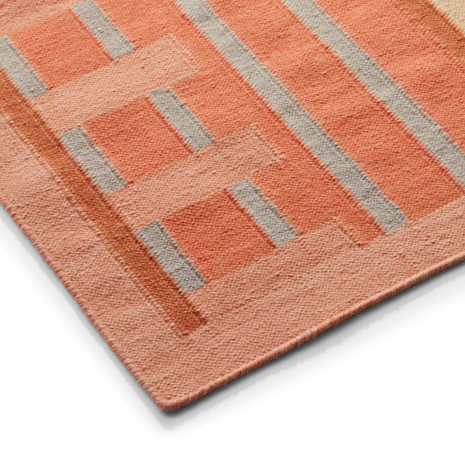 colourful geometric rug design by POoR Collective