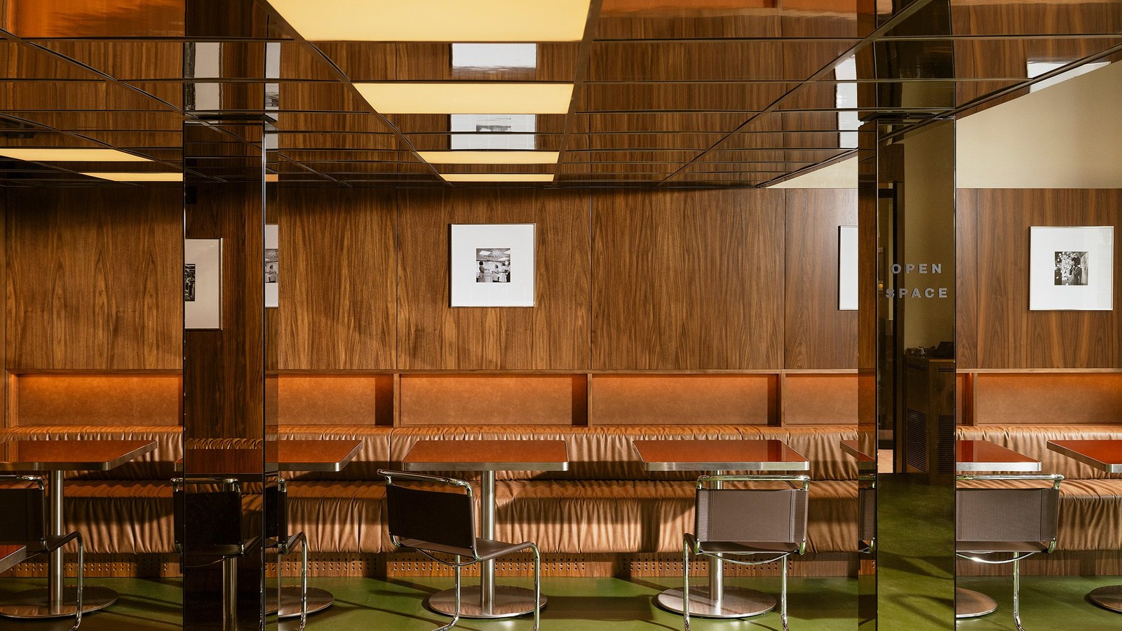 Fabio Fantolino looks to 1960s offices for interior of retro Turin bar