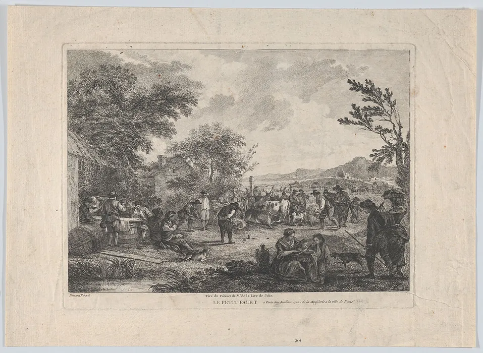 Küçük Puck (Yaramaz Peri) Gravürü - Charles-Francois Jouillan