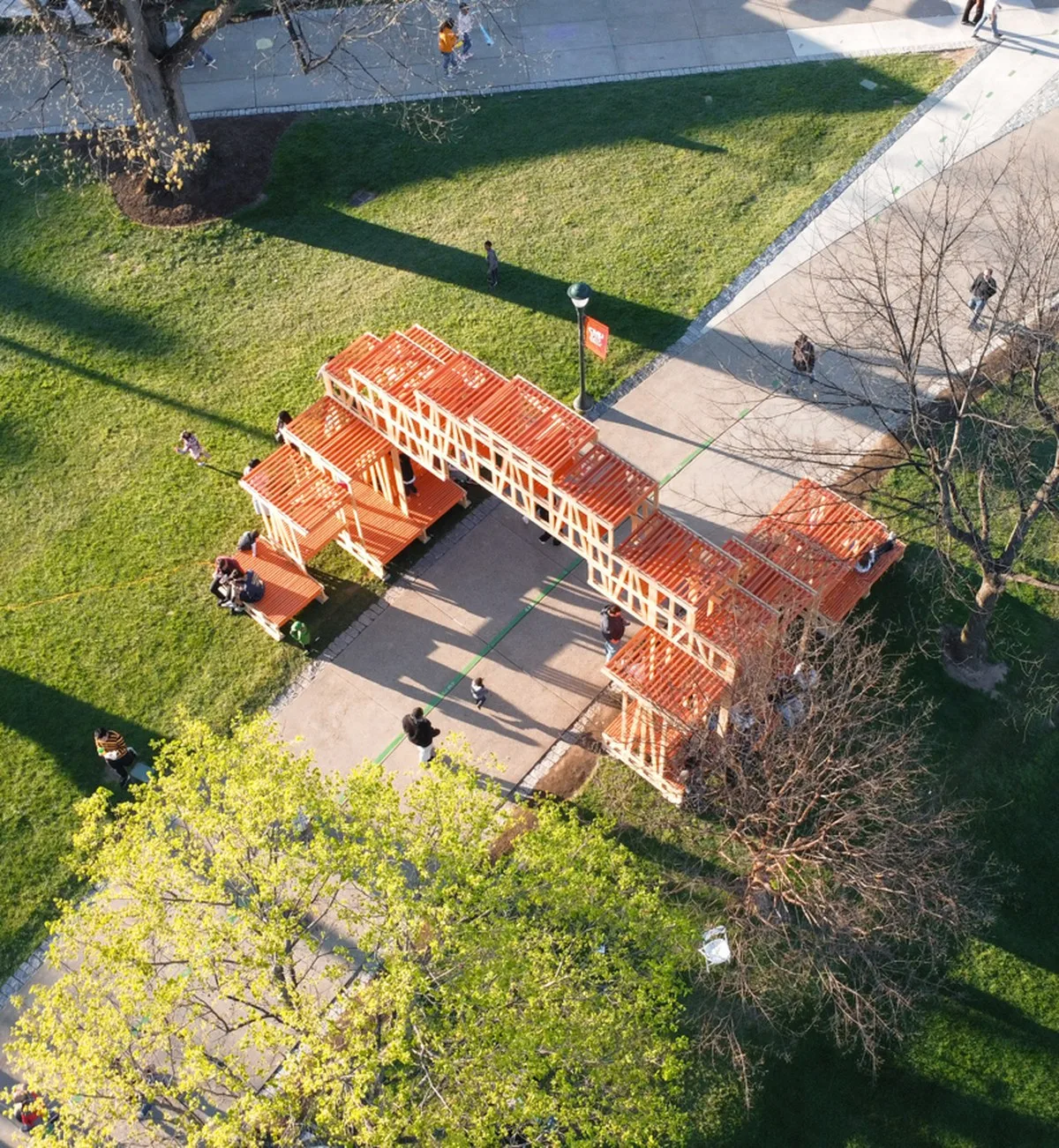 frame to folly transforms from carnival gateway to neighborhood teahouse in pittsburgh - 2