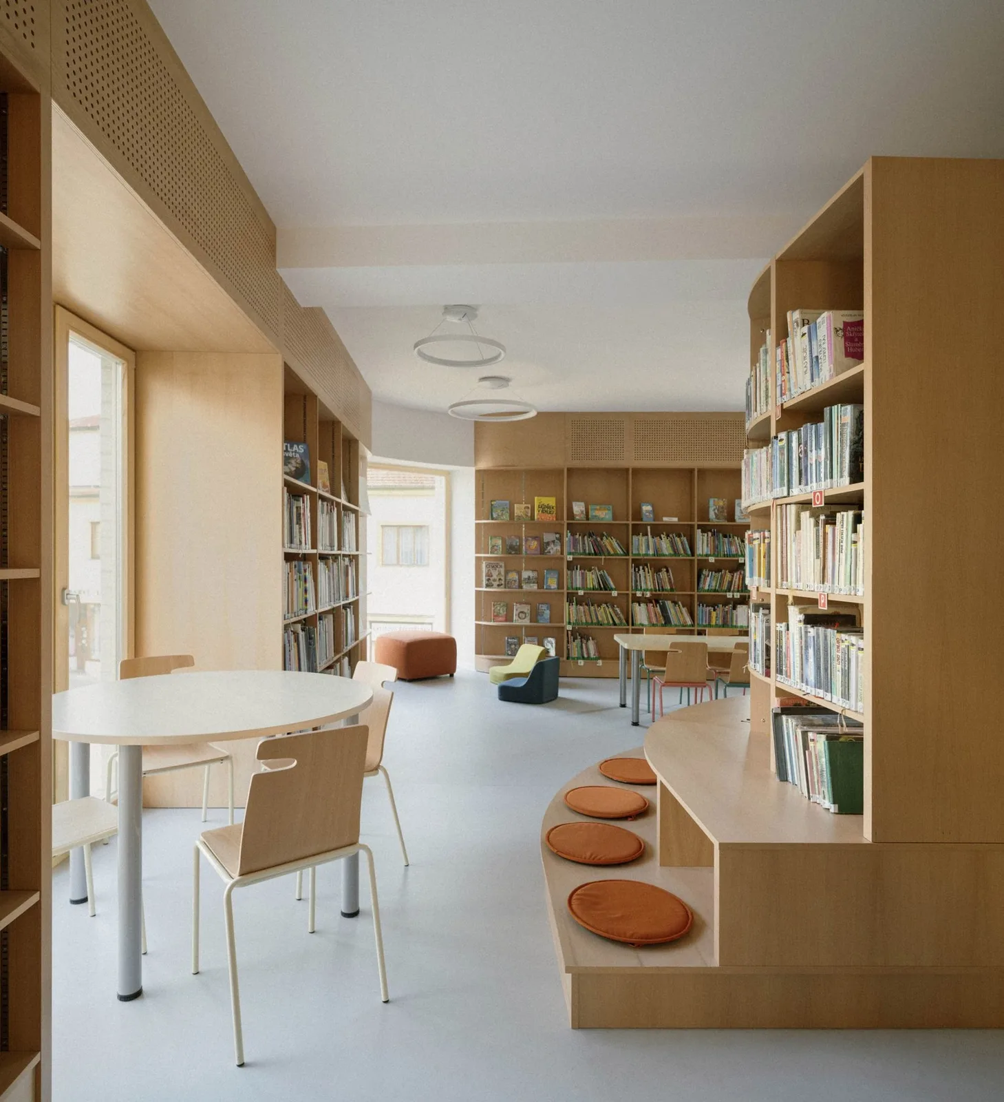 Interior of Brewery Cultural Centre in Brno by Acronym Collective Studio